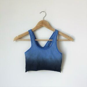 Ombre Spiritual Gangster Amor Crop Tank